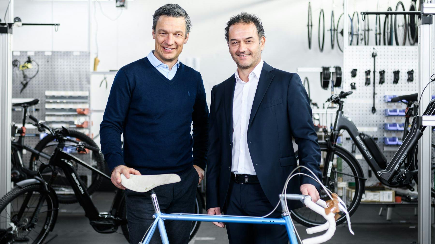This duo will steer Simplon's future: the newly designated CEO Christoph Mannel (left) and CFO Gerhard Buchmüller. – Photo Eva Sutter